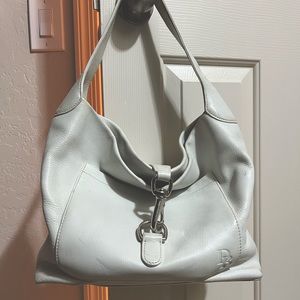 Dooney & Bourke White Soft Leather Bag/Purse